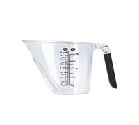 MasterClass Angled Measuring Jug 400ml, Clear BPA Free Plastic Jug with Handle Masterclass Clear