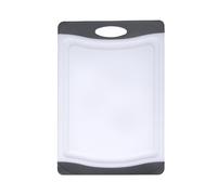 MasterClass Anti-Microbial Non-Slip Chopping Board, Medium in White Masterclass White