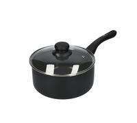 MasterClass Can-to-Pan 20cm Ceramic Non-Stick Saucepan with Lid, Recycled Aluminium - Grey - Aluminium - Saucepan