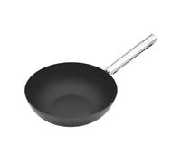MasterClass Professional Non-Stick Carbon Steel Induction-Safe Wok, 24 cm (9.5")