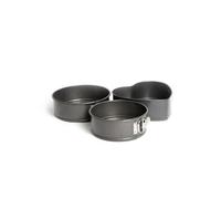 Masterclass Carbon Steel Set Of Non-Stick Spring Form Loose Base Cake Pan