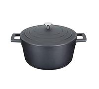 KITCHENCRAFT MasterClass Cast Aluminium Casserole Dish, 1.4L, Black
