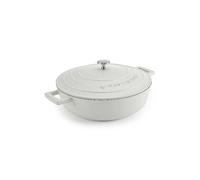 MasterClass Cast Aluminium 2.5L Cream Shallow Casserole Dish Black