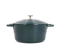 Masterclass Cast Aluminium 24Cm Casserole Dish, Hunter Green