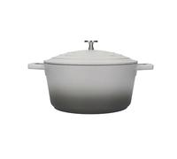 MasterClass Casserole Dish 24cm/4L – Lightweight Cast Aluminium, Induction & Oven Safe, Grey Ombre