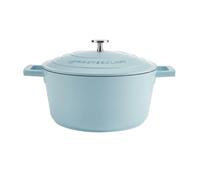 MasterClass Cast Aluminium 4L Casserole Dish Sky Blue