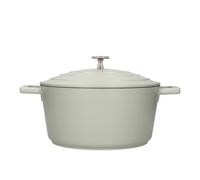 Masterclass Cast Aluminium 4L Round Casserole Dish With Lid, Green