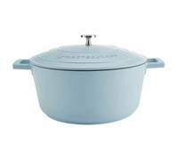 Masterclass Cast Aluminium 5L Casserole Dish Sky Blue