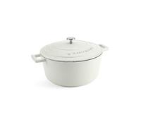 MasterClass Cast Aluminium 5L Cream Casserole Dish Black