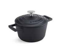 Masterclass Cast Aluminium Black Casserole Dish, 1.4L