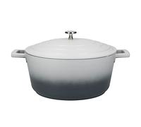 MasterClass Cast Aluminium Casserole Dish, Grey Ombre, 28cm/5Litre, Gift Boxed