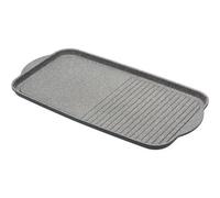 MasterClass Cast Aluminium Non-Stick Induction-Safe Griddle Plate, 51 x 27 cm (20" x 10.5"), Grey