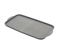 MasterClass Cast Aluminium Dual Griddle Tray with Stainless Steel Base -51cm