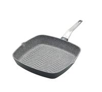 MasterClass Induction Aluminium 28cm Grill Pan Marble Coating