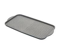 MasterClass Cast Aluminium Non-Stick Induction-Safe Griddle Plate, 51 x 27 cm (20" x 10.5"), Grey