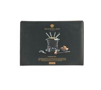 Masterclass Cast Iron Enamelled Fondue Set - Black