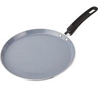 MasterClass Ceramic Non-Stick Eco Crepe Pan, 24cm, Carbon Steel
