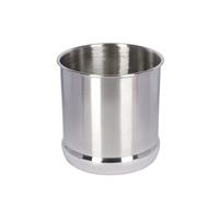 MasterClass Extra-Large Stainless Steel Kitchen Utensil Holder, Storage Jar Cookware Organiser, 18 x 18 cm - Silver