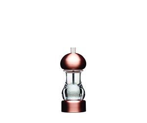MasterClass Clear Capstan Copper-Effect Salt Mill, 14.5 cm (5.75''), Transparent/Chopper