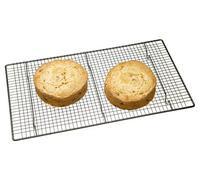 MasterClass Cooling Rack, Non-Stick Coated Cake Cooling Rack, Sleeved, Robust Carbon Steel, 46x26cm