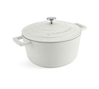 Masterclass Cream Cast Aluminium Casserole Dish, 4L
