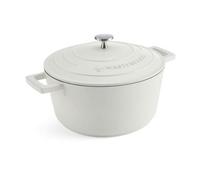 Masterclass Cream Cast Aluminium Casserole Dish, 4L