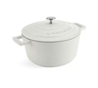 MasterClass Cream Cast Aluminium Casserole Dish, 4L Masterclass Cream