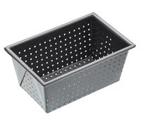 MasterClass Crusty Bake 1 lb Perforated Loaf Tin with PFOA Non Stick, Robust 1 mm Carbon Steel, 15 x 9 x 7 cm Box Sided Bread Pan