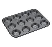 MasterClass Crusty Bake Non-Stick 12 Hole Shallow Baking Pan - KCMCCB29