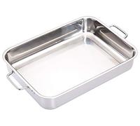 MasterClass Stainless Steel Heavy Duty 37cm x 27cm Roasting Pan