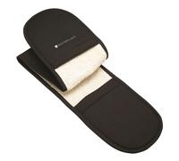 MasterClass Deluxe Black Double Oven Glove with Protective Nylon Fabric Layer