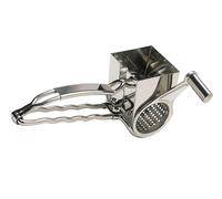 MasterClass Deluxe Stainless Steel Rotary Cheese Grater in Silver Masterclass Silver