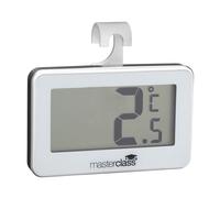 MasterClass Digital Fridge Thermometer in Silver Masterclass Silver