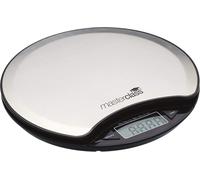 MasterClass Digital Kitchen Scale,Silver/Black,11lbs