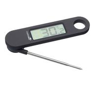 MasterClass Digital Meat Thermometer with Folding Probe, Black