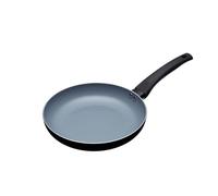 MasterClass Eco Induction Frying Pan with Healthier Ceramic Chemical Non Stick, Aluminium / Iron, Black / Blue, 24 cm