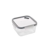 MasterClass Eco-Snap 1.4 Litre Recycled Food Container, Rectangular Plastic Food Storage Box, Leak-Proof Lunch Boxes, Ideal for Lunches and Meal Prep, Dishwasher Safe