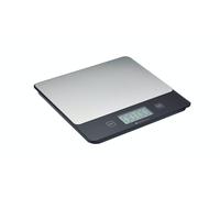 MasterClass Dry and Liquid Digital Kitchen Scales in Gift Box, Rectangular, 5 kg / 5 L Capacity, Silver/Black