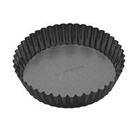 MasterClass Extra Deep Tart Tin with Loose Bottom and PTFE, PFOA and BPA Free Non Stick, Robust 1mm Carbon Steel, 25 x 5.5cm