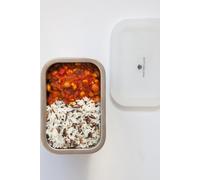 MasterClass Food Storage Container with Lid 1000ml, Microwave Safe in Grey Masterclass Grey