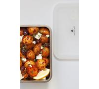 MasterClass Food Storage Container with Lid 1300ml Box Microwave Safe Masterclass Grey One Size