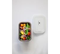 MasterClass Food Storage Container with Lid 750ml Microwave Safe in Grey Masterclass Grey