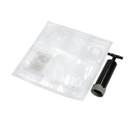 Food Vacuum Sealer with 4 Reusable Polyethylene Food Bags, 24 x 24cm Masterclass Clear One Size