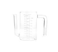 MasterClass Glass Gravy/Fat Separator Jug, 450ml / 2 cups / 16 fl oz capacity, 7.9 x 14.5 x 12.5 cm