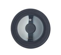 MasterClass Glass Rubber Saucepan Lid for Frying Pan Silicone Rim 16cm 18cm 20cm