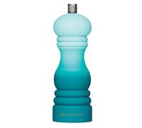 MasterClass Pepper Mill or Salt Grinder with Interchangeable Cap, Plastic, Green Ombré, 17 cm