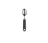 MasterClass Ice Cream Scoop – Soft Grip Handle – Stainless Steel, 20 cm – Black