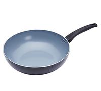 MasterClass Induction-Safe Ceramic Eco Wok with PTFE, PFOA and BPA Free Non Stick, 29.5 cm (11.5"), Grey