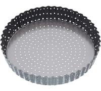 Kitchen Craft - Master Class Crusty Non-Stick Fluted Quiche Tin 25 cm - Black