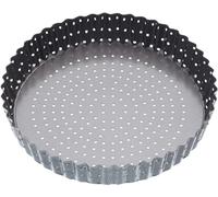 MasterClass Crusty Bake Fluted Round Flan Quiche Tin 20cm Black